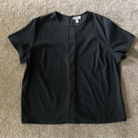 ICO Uniforms Top Blouse XL Elegance Line Front Decor Workwear Classic Career - Picture 7 of 11